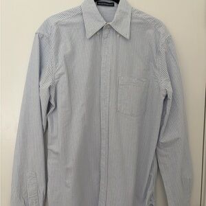 Brandy Melville pin stripped and white blouse button ups